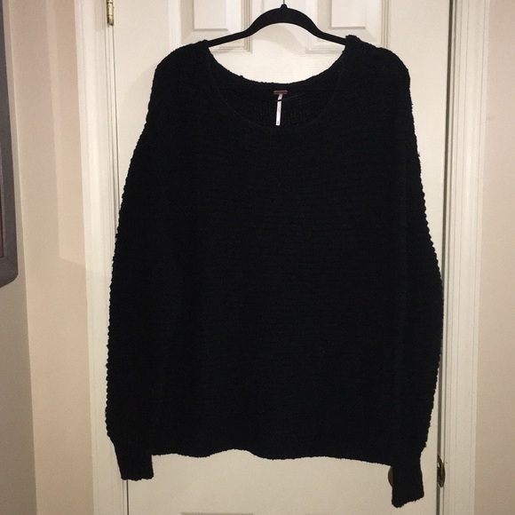 Free People Black Sweater Size Medium - Picture 1 of 5